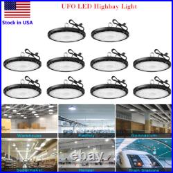 10Pack UFO LED High Bay Light, Bay Lighting Fixture with US Plug for Warehouse
