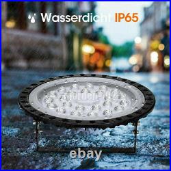 10Pcs 100W UFO LED High Bay Light Lamp Factory Warehouse Industrial Lighting