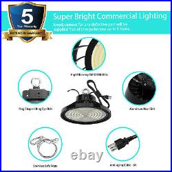 10Pcs 200W UFO LED High Bay Light Work Warehouse Industrial Lighting 5000K DLC