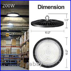 10Pcs 300W UFO Led High Bay Light Commercial Industrial Warehouse Light Fixture