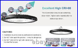 10Pcs 300W UFO Led High Bay Light Commercial Industrial Warehouse Light Fixture