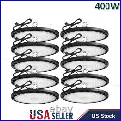 10Pcs 400W UFO Led High Bay Light 400Watt Factory Warehouse Gym Commercial Light