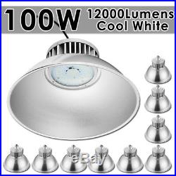 10X100W LED High Bay Light Commercial Warehouse Industrial Factory Shed Lamp NEW