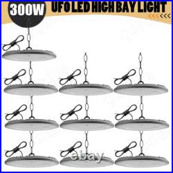 10X 300W Bright UFO LED High Bay Light Shop Lights Warehouse Gym Industrial Lamp 10X 300W Bright UFO LED High Bay Light Shop Lights Warehouse Gym Industrial Lamp