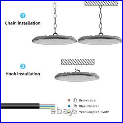 10X 300W Bright UFO LED High Bay Light Shop Lights Warehouse Gym Industrial Lamp
