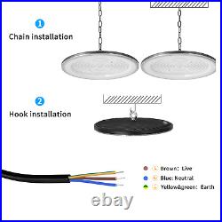 10X 500W High Bay LED Light UFO Industrial Shed Warehouse Factory Farm Fixtures