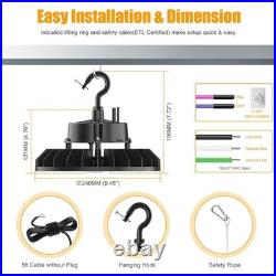 10 PACK 150W 5000K UFO LED High Bay Light Warehouse Shop Commercial Lighting
