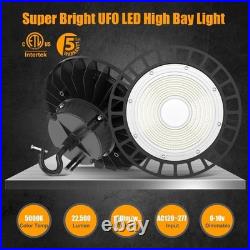 10 PACK 150W 5000K UFO LED High Bay Light Warehouse Shop Commercial Lighting