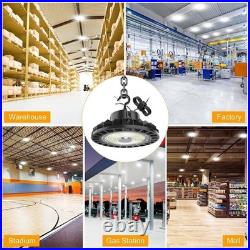 10 PACK 150W 5000K UFO LED High Bay Light Warehouse Shop Commercial Lighting