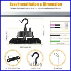 10 PACK 150W UFO LED High Bay Light Warehouse LED Shop Light Commercial Lighting