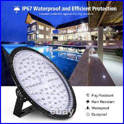 10 PACK 300W LED UFO High Bay Light Super Bright Warehouse Factory Shop Gym Lamp