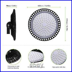 10 PACK 300W LED UFO High Bay Light Super Bright Warehouse Factory Shop Gym Lamp
