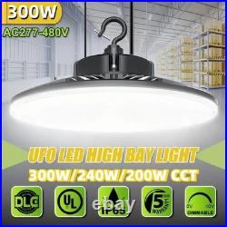 10 PACK 480V UFO LED High Bay Light 300W Commercial Warehouse Factory Fixture UL