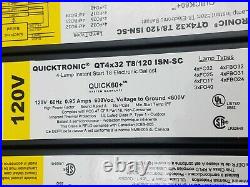 10 PC Sylvania QT4x32 T8/120 ISN-SC 4-Lamp Instant Start T8 Ballast Quicktronic