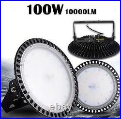 10 Pack 100W LED UFO High Bay Light Shop Warehouse Industrial Workshop Lighting