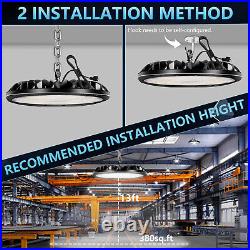 10 Pack 100W UFO LED High Bay Light Factory Commercial Warehouse Shop Fixtures