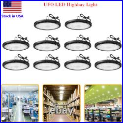 10 Pack 100W UFO LED High Bay Light Shop Industrial Commercial Factory Warehouse