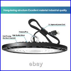 10 Pack 100W UFO LED High Bay Light Shop Industrial Commercial Factory Warehouse