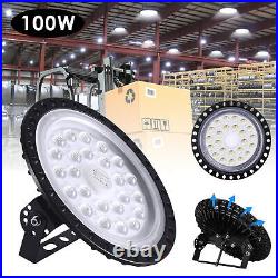 10 Pack 100W UFO LED High Bay Light Shop Light Work Factory Warehouse Lighting
