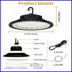 10 Pack 100W UFO Led High Bay Light Factory Warehouse Commercial Led Shop Lights