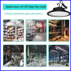 10 Pack 100W UFO Led High Bay Light Factory Warehouse Commercial Led Shop Lights