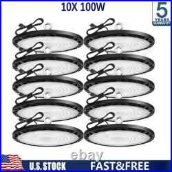 10 Pack 100W UFO Led High Bay Light Industrial Commercial Factory Warehouse Shop