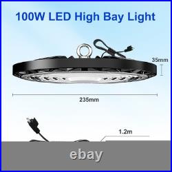 10 Pack 100W UFO Led High Bay Light Shop Industrial Commercial Factory Warehouse
