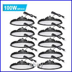 10 Pack 100 Watts UFO Led High Bay Light Led Commercial Industrial Shop Lighting