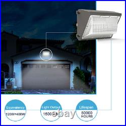 10 Pack 120W Led Wall Pack Light Dusk to Dawn Commercial Industrial Porch Light