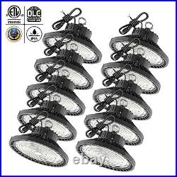 10 Pack 150W UFO LED High Bay Light Commercial Factory Shop Warehouse Lamp 5000K
