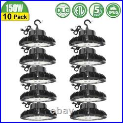 10 Pack 150W UFO LED High Bay Light, Plug & Play Lighting for Warehouse Workshop
