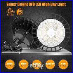 10 Pack 150W UFO LED High Bay Light, Plug & Play Lighting for Warehouse Workshop