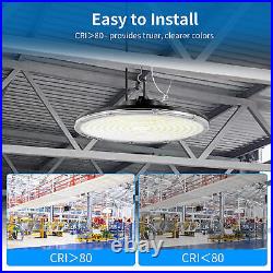 10 Pack 150W UFO LED High Bay Light Shop Industrial Commercial Factory Warehouse