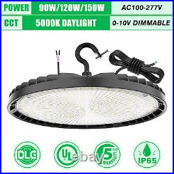 10 Pack 150W UFO Led High Bay Light Warehouse Factory Ceiling Dimmable Fixtures