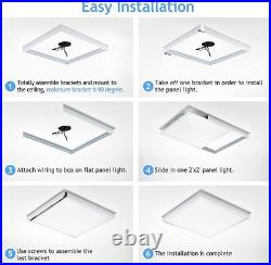 10-Pack, 1X4 FT Surface Mounted Frame Kits for Ceiling installation, 2.75H