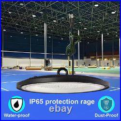 10 Pack 200W High Bay Light with Plug 6500K Factory UFO Led Shop Light Fixture