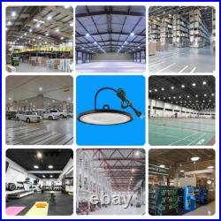 10 Pack 200W High Bay Light with Plug 6500K Factory UFO Led Shop Light Fixture