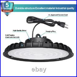 10 Pack 200W UFO LED High Bay Light Factory Warehouse Commercial Light Fixtures