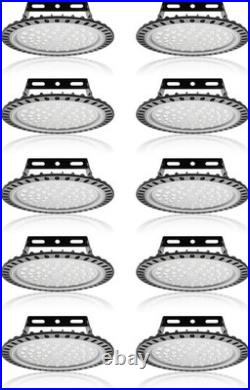 10 Pack 200W UFO LED High Bay Light Shop Industrial Commercial Factory GYM LAMP