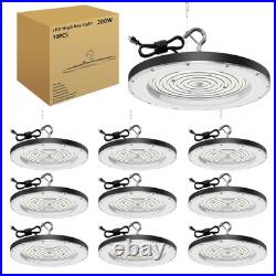 10 Pack 200W UFO LED High Bay Light Shop Industrial Commercial Factory Warehouse
