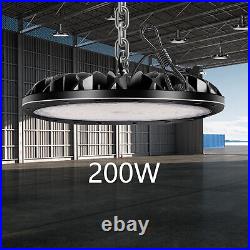 10 Pack 200W UFO LED High Bay Light Shop Industrial Commercial Factory Warehouse