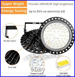 10 Pack 200W UFO LED High Bay Light Warehouse Industrial Factory Shop Shed Lamp