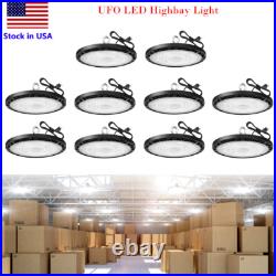 10-Pack 200W UFO LED High Bay Lights Warehouse & Commercial Shop Illumination