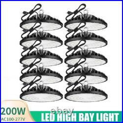 10 Pack 200W UFO Led High Bay Light Commercial Industrial Warehouse Shop Lights 10 Pack 200W UFO Led High Bay Light Commercial Industrial Warehouse Shop Lights