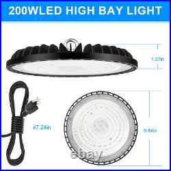 10 Pack 200W UFO Led High Bay Light Commercial Industrial Warehouse Shop Lights