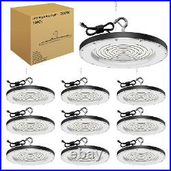10 Pack 200W UFO Led High Bay Light Commercial Industrial Warehouse Shop Lights