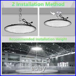 10 Pack 200W UFO Led High Bay Light Warehouse Factory Commercial Light Fixtures