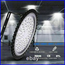 10 Pack 200W UFO Led High Bay Lights Commercial Warehouse Factory Light Fixture