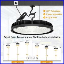10 Pack 240W UFO LED High Bay Light Commercial Shop Lights Dimmable 4500K5700K