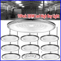 10 Pack 300W Led UFO High Bay Light 300 Watts Commercial Factory Warehouse Light